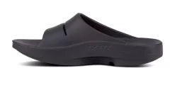 OOfos Men's OOahh Slide Sandal - Black -Oofos 1100BLK shot4