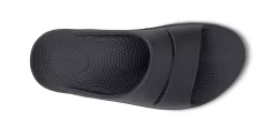 OOfos Men's OOahh Slide Sandal - Black -Oofos 1100BLK shot6
