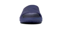 OOfos Men's OOahh Slide Sandal - Navy -Oofos 1100NVY shot3 69f44171 21ae 4d34 bc2a 024fd738a731