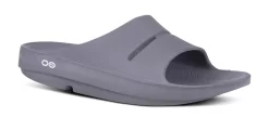 Oofos 42 OOfos Men's OOahh Slide Sandal - Slate