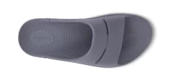 OOfos Men's OOahh Slide Sandal - Slate -Oofos 1100SLATE shot6
