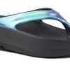 OOfos Women's OOmega OOlala Luxe Sandal - Atlantis