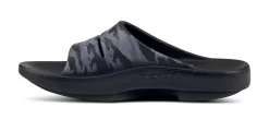 OOfos Men's OOahh Sport Slide Sandal - Black Camo -Oofos 1500BLKCMO shot4
