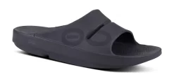 OOfos Men's OOahh Sport Slide Sandal - Black Matte