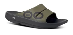 OOfos Women's OOahh Sport Slide Sandal - Tactical Green