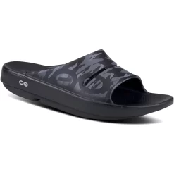 OOFOS OOahh Sport Slide Sandal - Black Camo