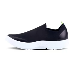 OOFOS Women's OOmg EeZee Low - White / Black -Oofos 4 99405.1657210092