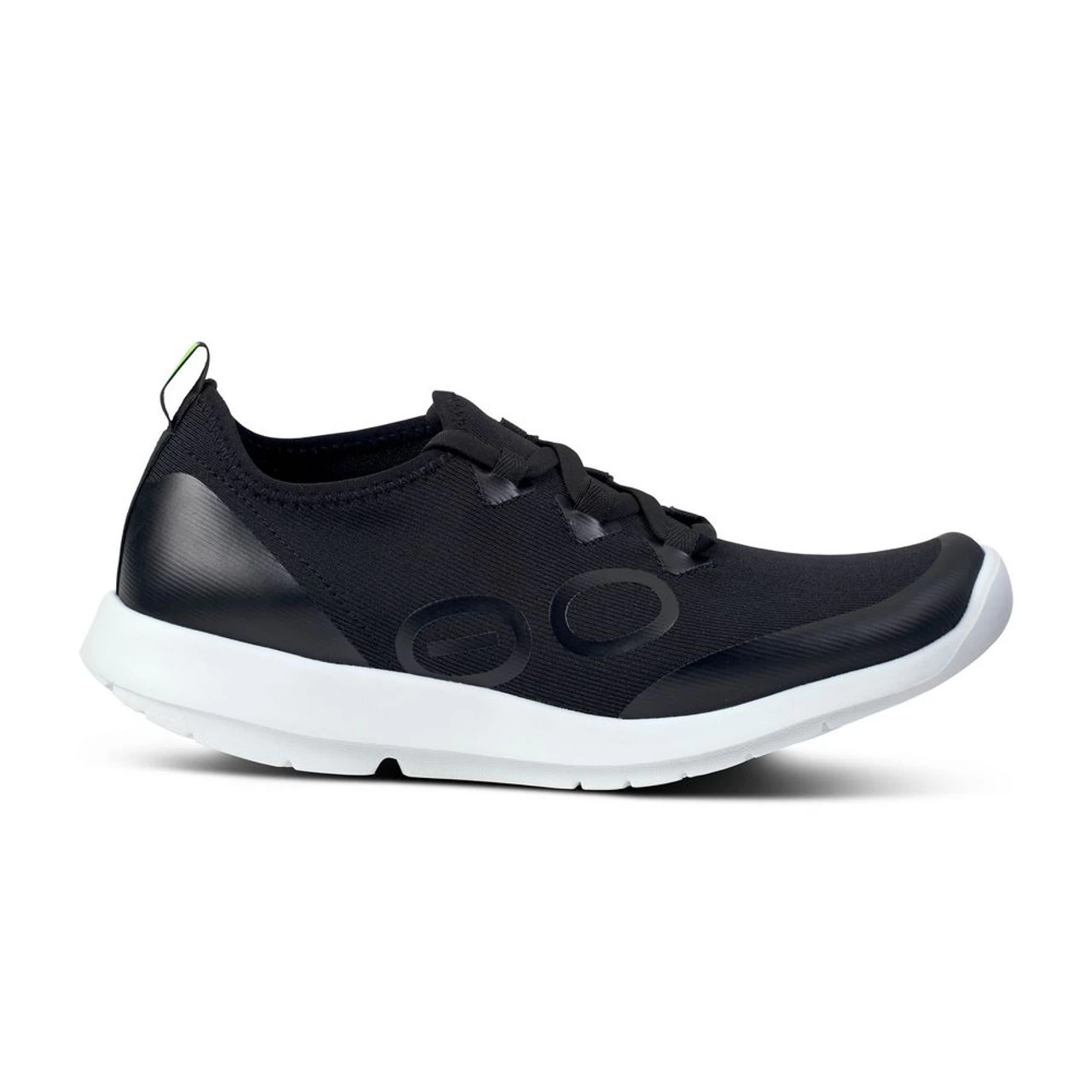 OOFOS Women's OOmg SportLS Low - White / Black 2 OOFOS Women's OOmg SportLS Low - White / Black - Image 2
