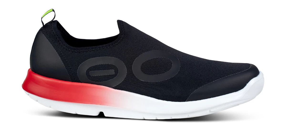 OOfos Men's OOmg Sport Low Shoe - Fire Fade 2 OOfos Men's OOmg Sport Low Shoe - Fire Fade - Image 2
