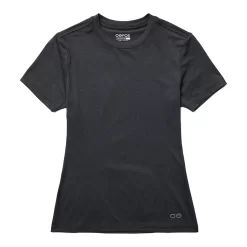 OOfos Women's COOl Down T Shirt - Dark Gray Heather