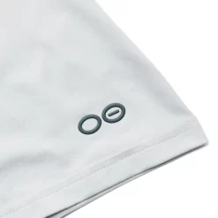 OOfos Women's COOl Down V Neck - Light Gray Heather -Oofos 8100LTGRYHEA Shot03