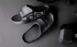 OOfos Women's OOahh Sport Flex Sandal - Black Camo -Oofos BlkCamo Flex2 2274b19f b00a 40b2 8379 b04241d8575c