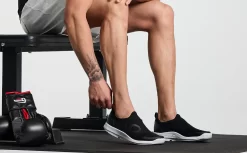 OOfos Men's OOmg Sport Low Shoe - White Black -Oofos MicrosoftTeams image 12