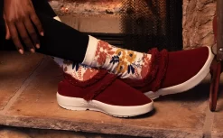 OOfos Women's OOcoozie Low Shoe - Cabernet -Oofos MicrosoftTeams image 287